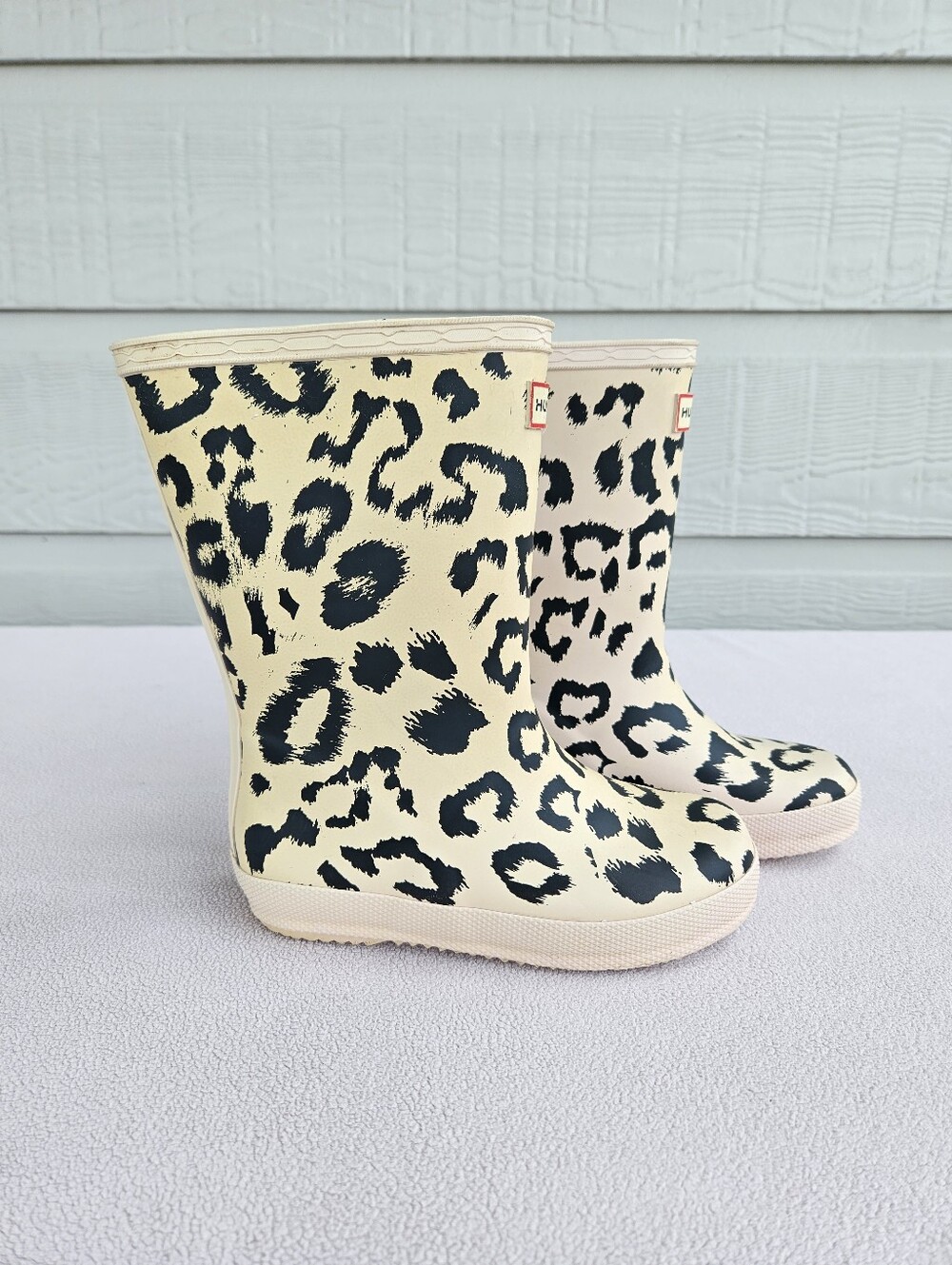 Hunter Kids First Classic Hybrid Print Rainboot Cheetah Leopard US 11 UK 10